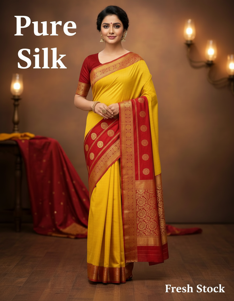 Womens Jacquard Standard Length Saree