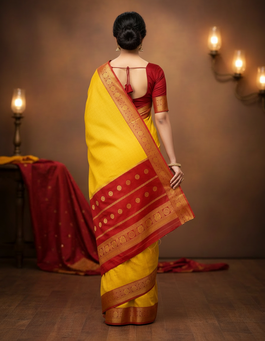 Womens Jacquard Standard Length Saree