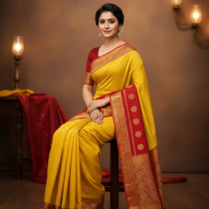 Womens Jacquard Standard Length Saree